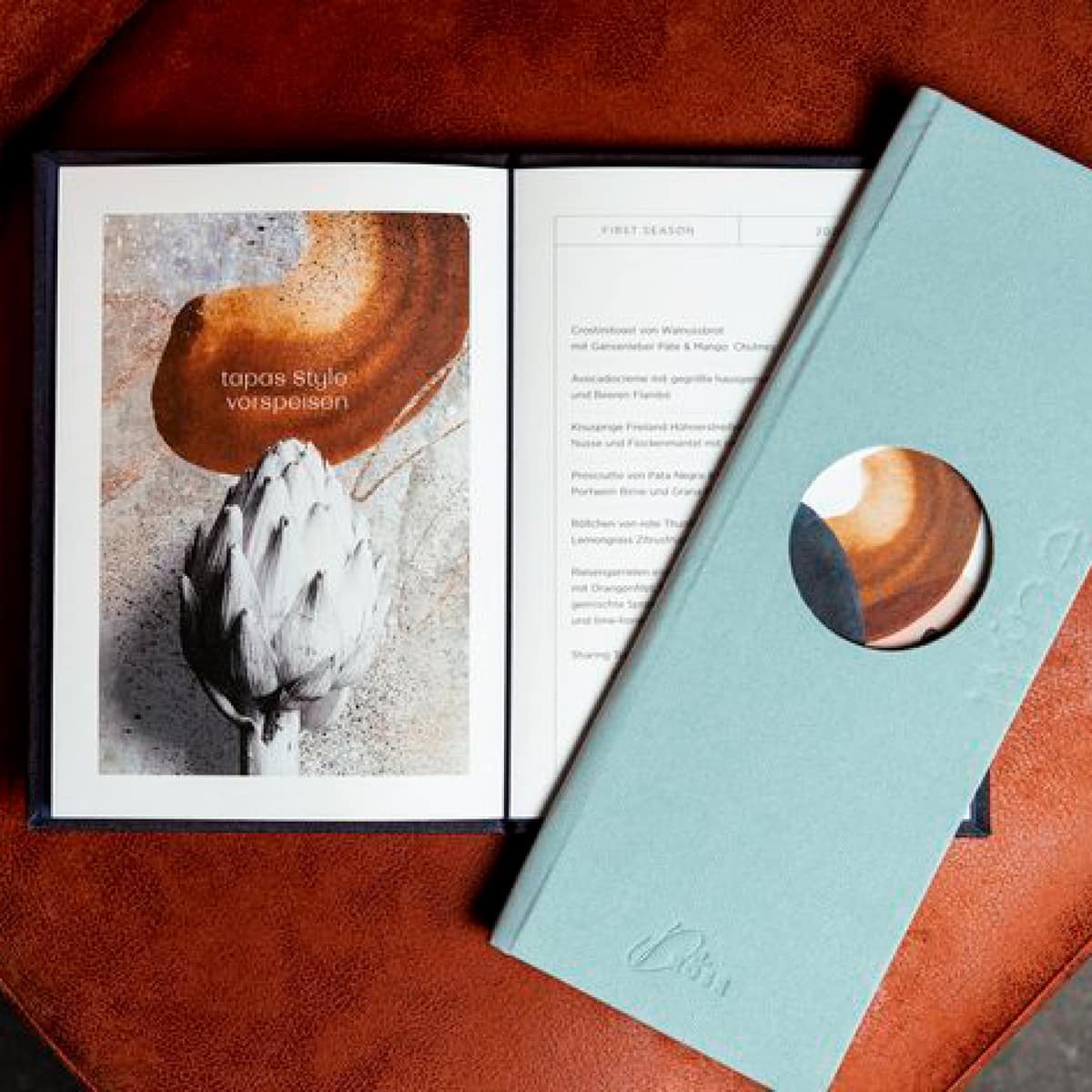 Hotel Menu Card